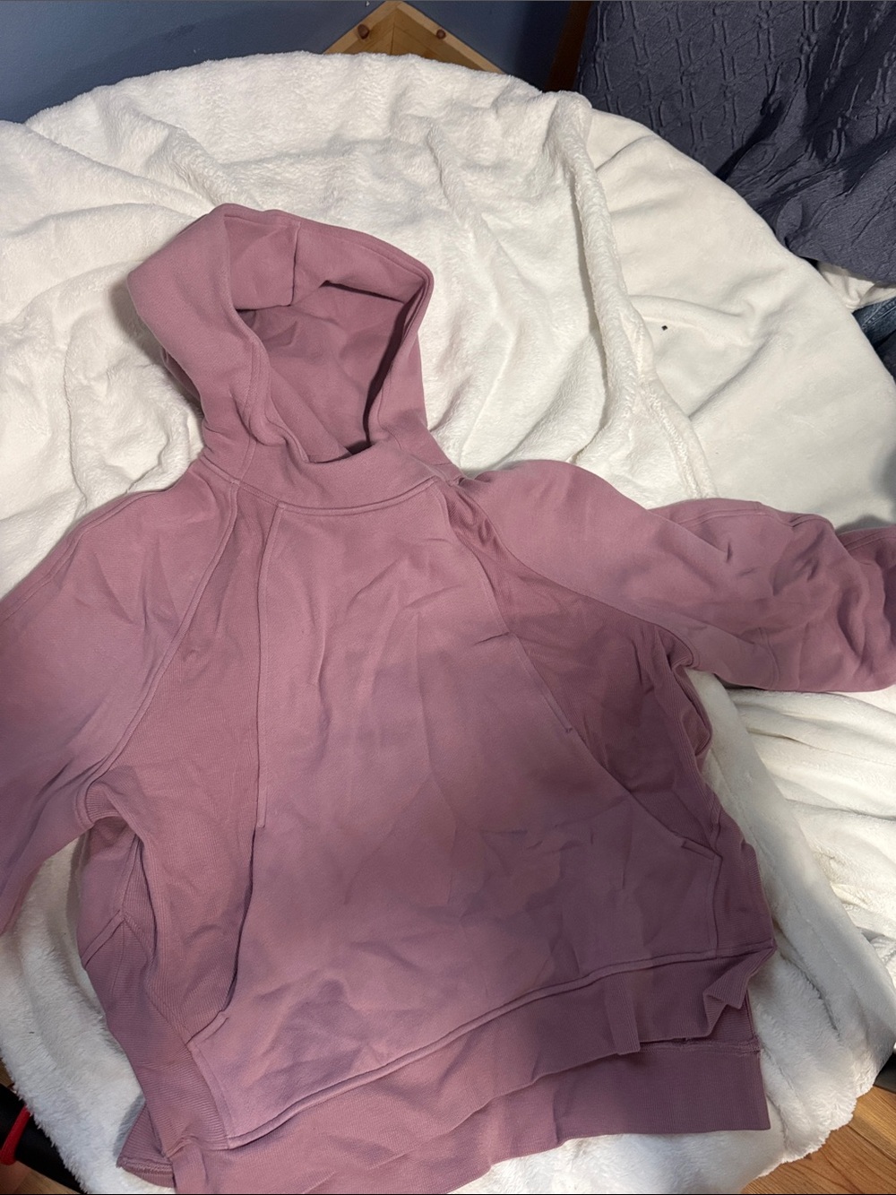 lululemon athletica Rose-Mauve Hooded Pullover Sweatshirt